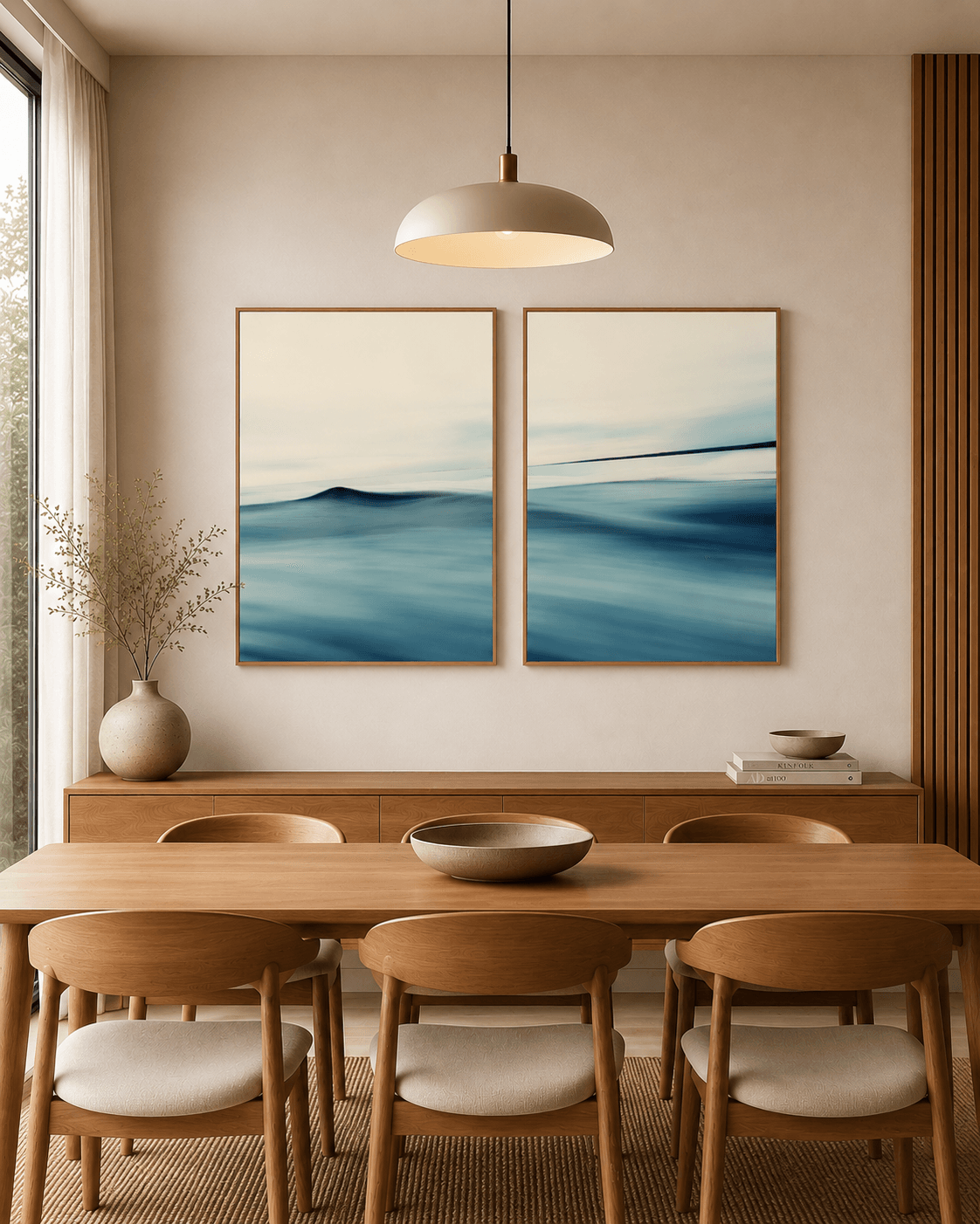 KIT 2 QUADROS DECORATIVOS - HORIZON ART